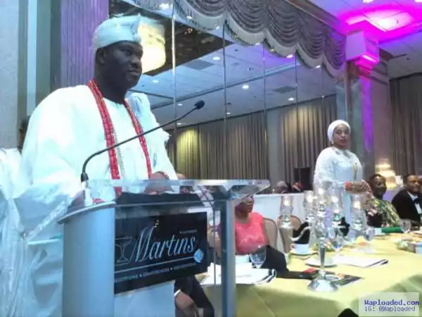 Ooni Of Ife & His Wife All Glamorous As He Receives Award In Washington DC (Photos)